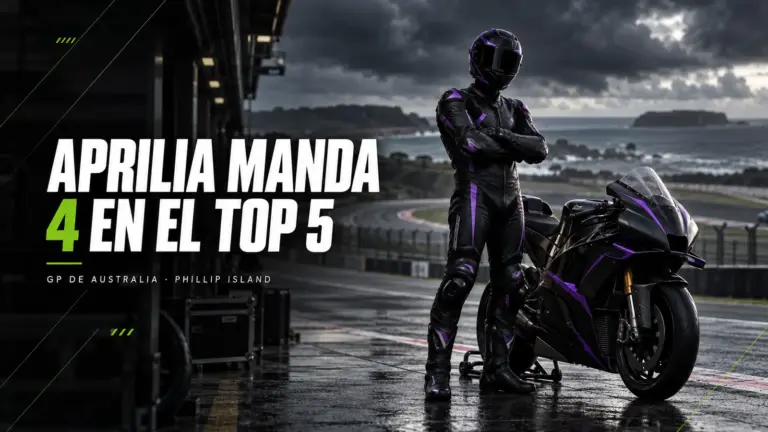 MotoGP Australia 2026: Bezzecchi y las Aprilia mandan en Phillip Island