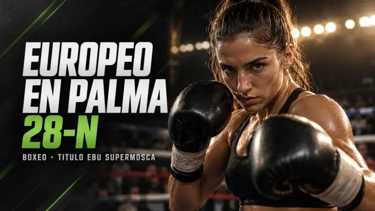 Bousairi-Julia Lee: título europeo de boxeo en Palma