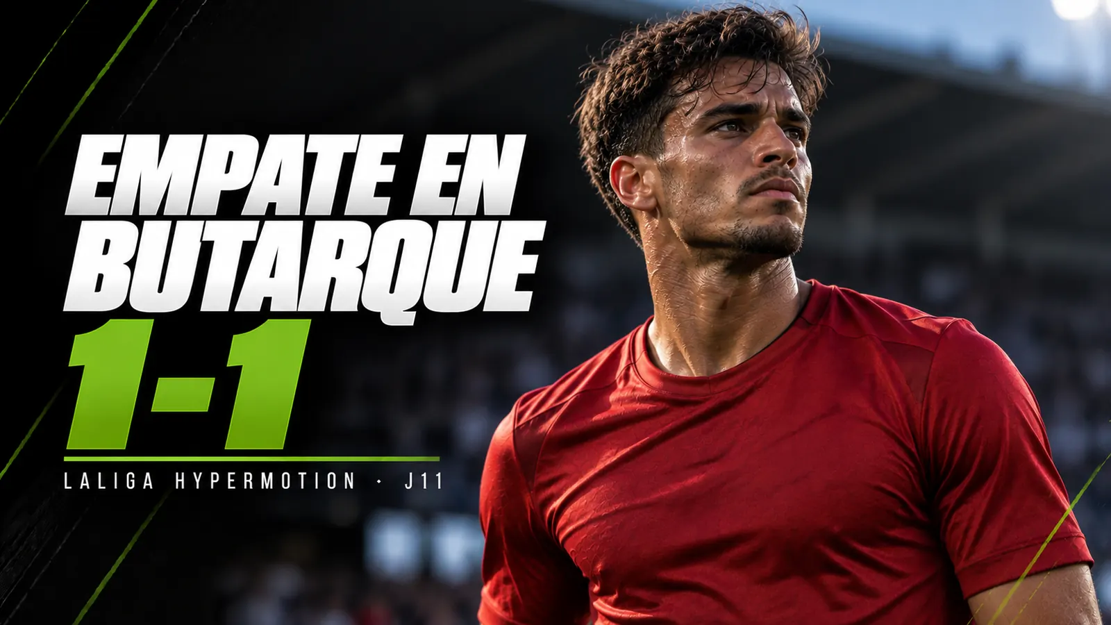 Betpoint Apuestas Deportivas 2 Portada: futbolista con equipación roja del Mallorca, junto al titular EMPATE EN BUTARQUE 1-1