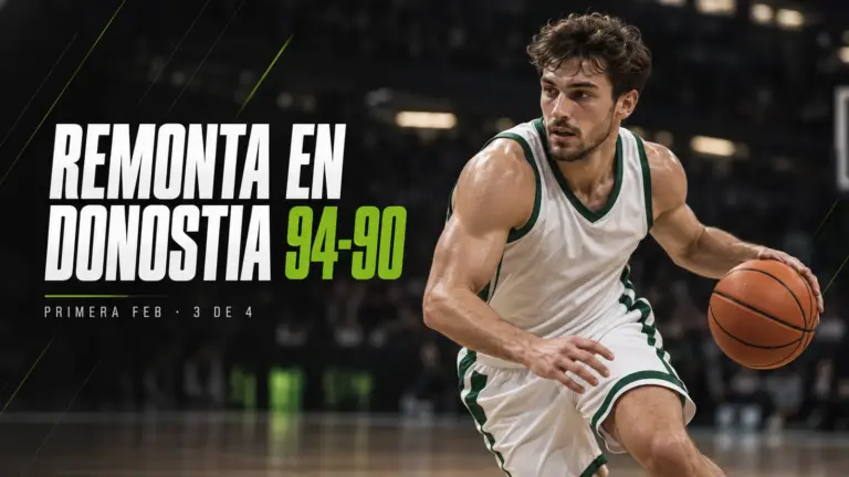 Palmer Basket 94-90 Gipuzkoa: remontada en Donostia