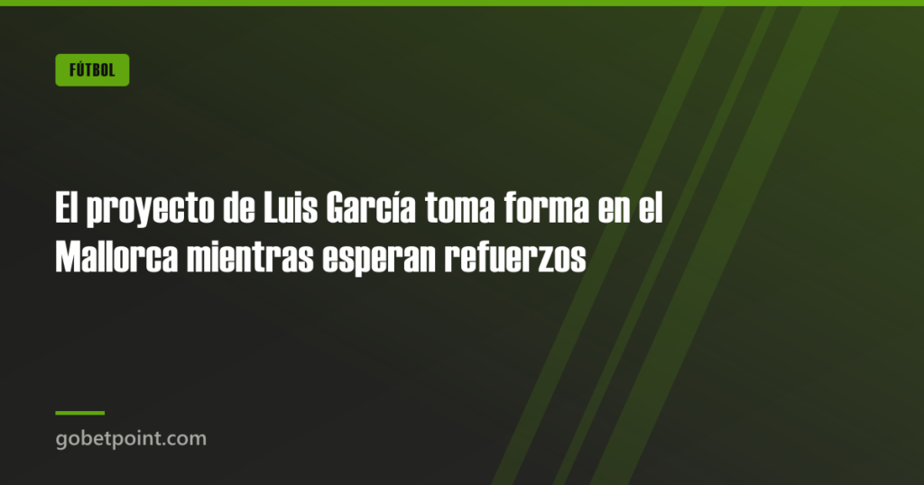 El proyecto de Luis García toma forma en el Mallorca mientras esperan refuerzos · gobetpoint.com